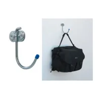 GANCIO ZINCATO 4080 A FORMA C 80 MM (10