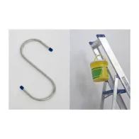 GANCIO ZINCATO 4090 A FORMA S 170X120 MM (20