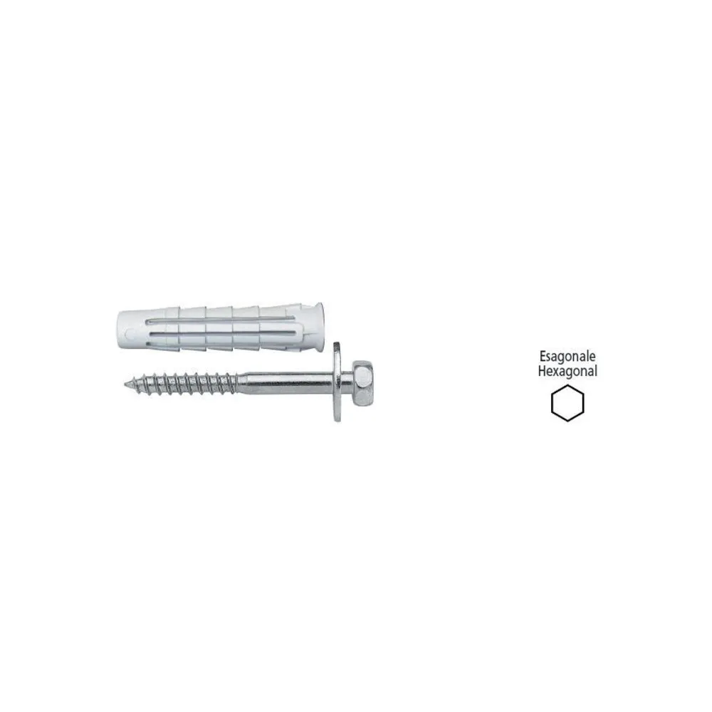 SC ELEMATIC TASSELLO T6 VTE R 10X50 C/VITE 10 PZ (5