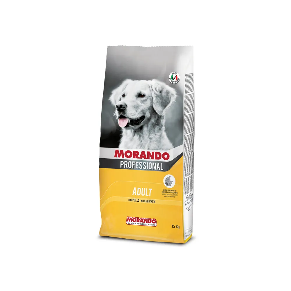 CIBO CANE MORANDO 15 KG ADULT POLLO