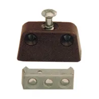 SC GIUNZIONE TRAPEZOIDALE BIANCO C/VITI 4 PZ