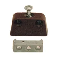 SC GIUNZIONE TRAPEZOIDALE MARRONE C/VITI 4 PZ