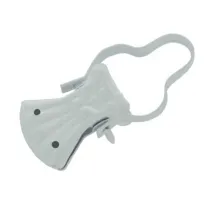 SC PINZA P/TENDE C/ARCO LACCATO BIANCO 10 PZ (5