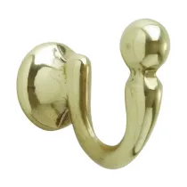 BL FERMATENDA GANCIO SFERA 33X26 ORO LUCIDO 2 PZ (5