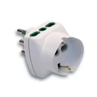 FME 87.240 BL ADATTATATORE 16A 2P+T 2 BIPAS SCHUKO