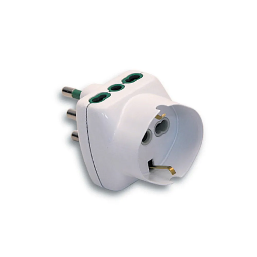 FME 87.240 BL ADATTATATORE 16A 2P+T 2 BIPAS SCHUKO FME 87.240 BL ADATTATATORE 16A 2P+T 2 BIPAS SCHUKO
