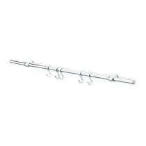 KIT SOTTOPENSILE C/GANCI NICHEL SATINATO 90 CM