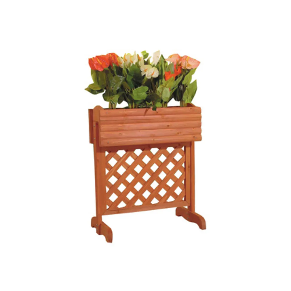 FIORIERA PENSILE C/TRALICCIO CM.35X74X81H FIORIERA PENSILE C/TRALICCIO CM.35X74X81H