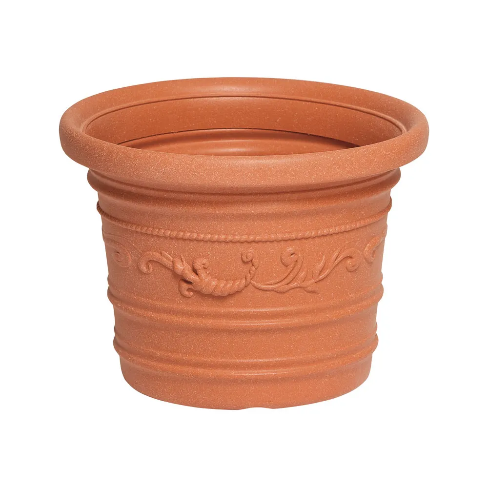 VASO IN PLASTICA FESTONATO D 40XH30 CM PRESTIGE