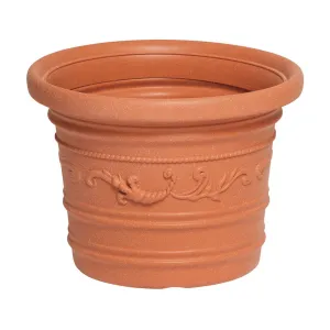 VASO IN PLASTICA FESTONATO D 40XH30 CM PRESTIGE