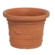 VASO IN PLASTICA FESTONATO D 45XH35 CM PRESTIGE