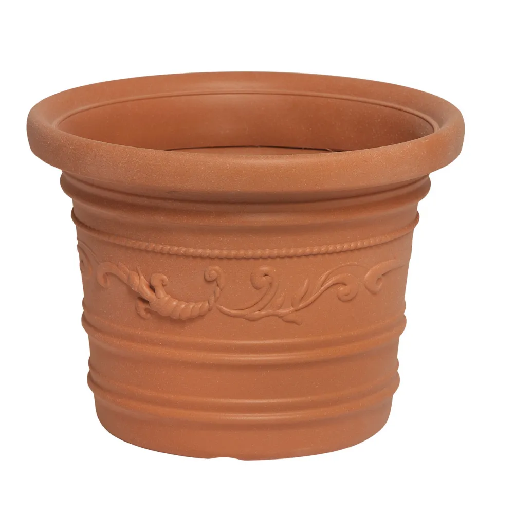 VASO IN PLASTICA FESTONATO D 45XH35 CM PRESTIGE VASO IN PLASTICA FESTONATO D 45XH35 CM PRESTIGE