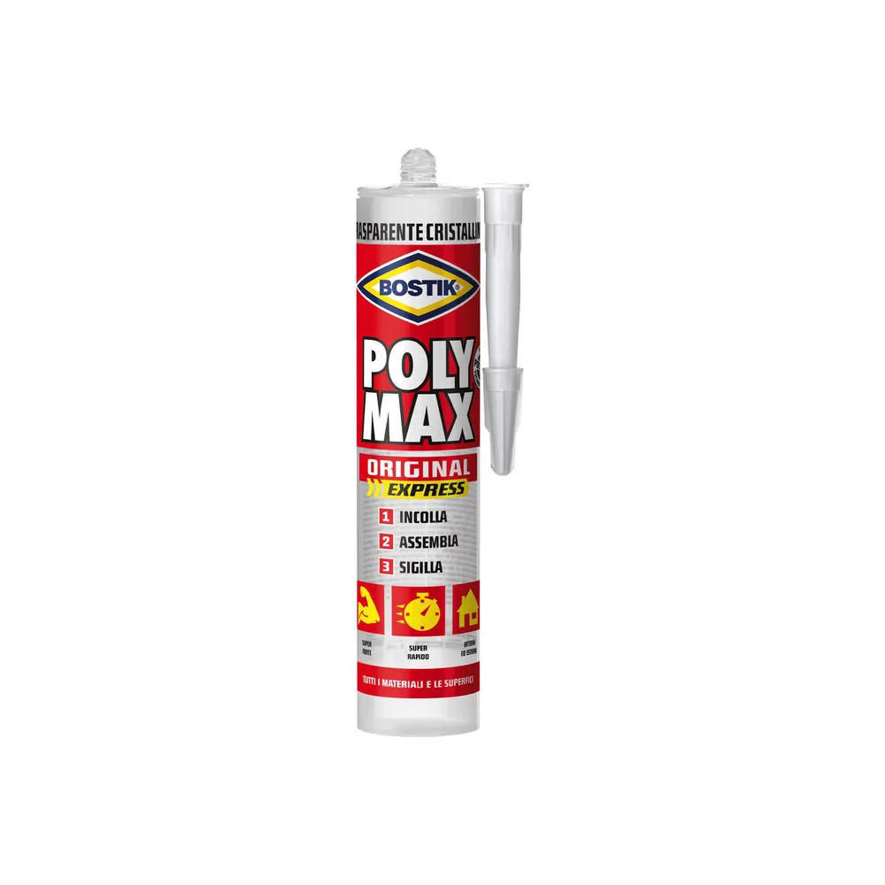 BOSTIK POLYMAX CRISTAL EXPRESS 300 G CARTUCCIA