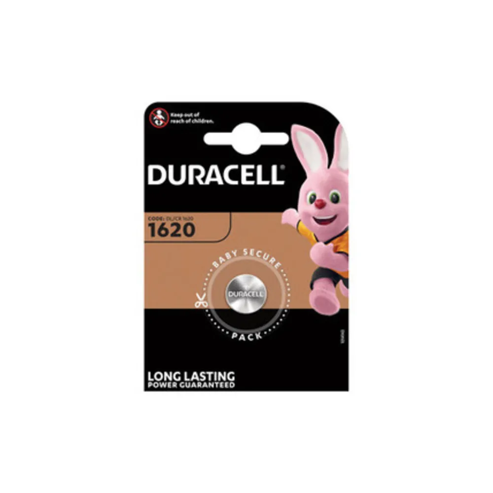 DURACELL BATTERIA A BOTTONE 1620 BL 1 PZ (10 DURACELL BATTERIA A BOTTONE 1620 BL 1 PZ (10