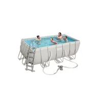 PISCINA C/TELAIO POMPA E SCALA 412X201XH122 CM 56456