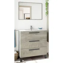 KIT MOBILE BAGNO ATHENA 3 CASSETTI 80 ROVERE ALASKA