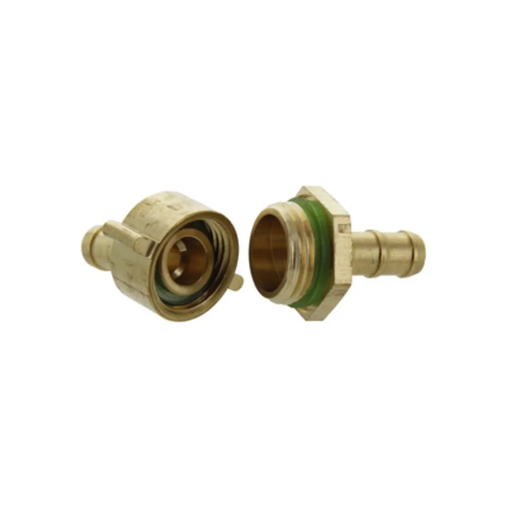 GIUNTATUBI OTTONE 3 PZ  1/4X  8 MM* (10