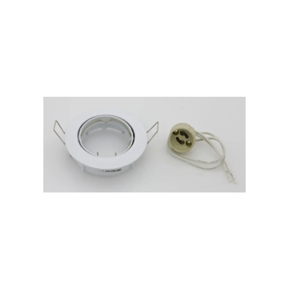 FARETTO INCASSO FISSO P/LED GU10 BIANCO (5