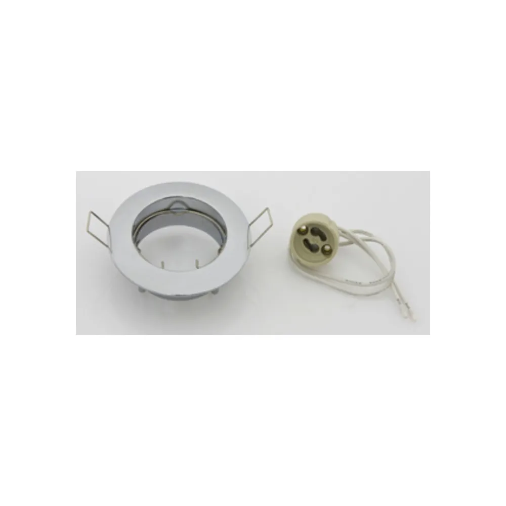 FARETTO INCASSO FISSO P/LED GU10 CROMO (10