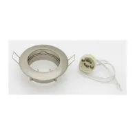 FARETTO INCASSO FISSO P/LED GU10 NIKEL SATIN (5