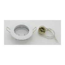 FARETTO INCASSO ORIENTAB P/LED GU10 BIANCO (10