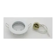 FARETTO INCASSO ORIENTAB P/LED GU10 BIANCO (10