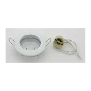 FARETTO INCASSO ORIENTAB P/LED GU10 BIANCO (10