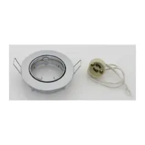 FARETTO INCASSO ORIENTAB P/LED GU10 CROMO (5