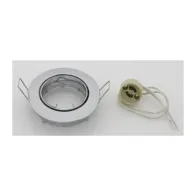 FARETTO INCASSO ORIENTAB P/LED GU10 CROMO (5