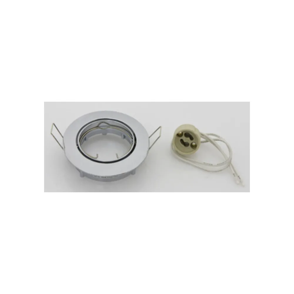 FARETTO INCASSO ORIENTAB P/LED GU10 CROMO (5