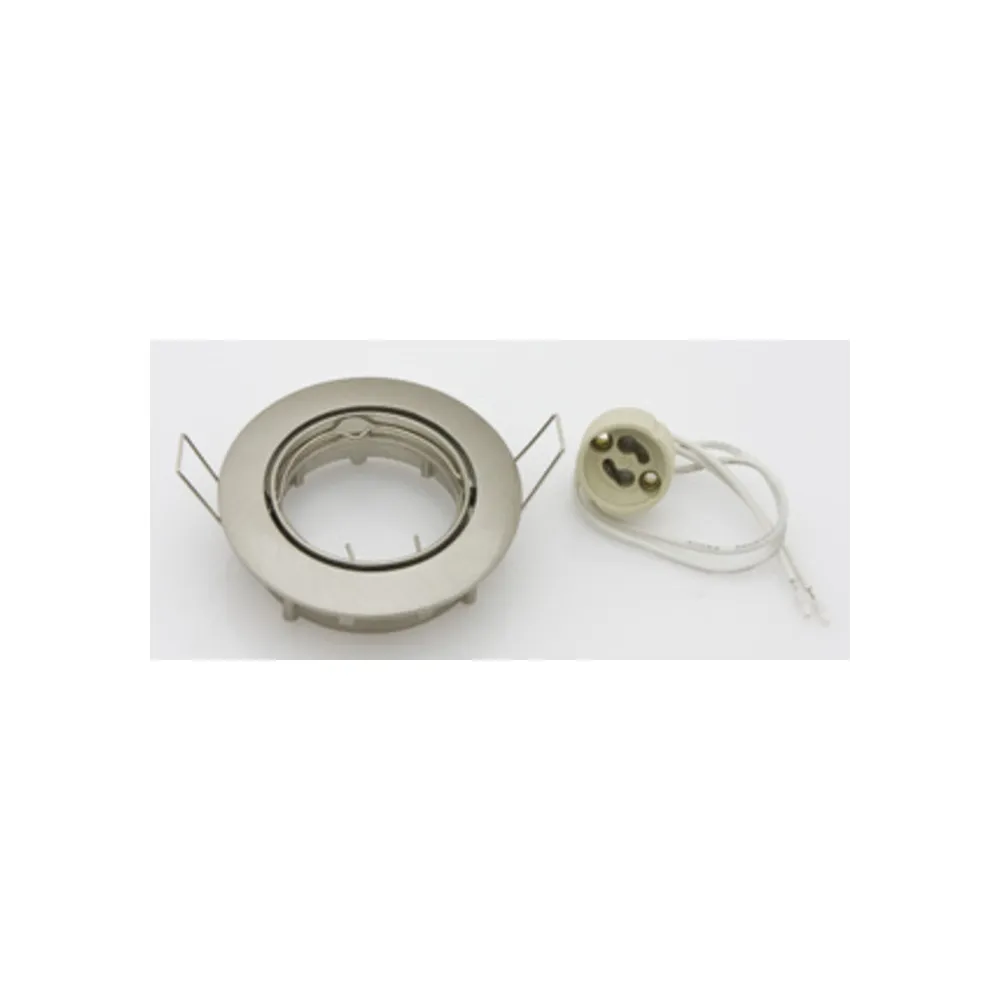 FARETTO INCASSO ORIENTAB P/LED GU10 NIKEL SAT (10 FARETTO INCASSO ORIENTAB P/LED GU10 NIKEL SAT (10