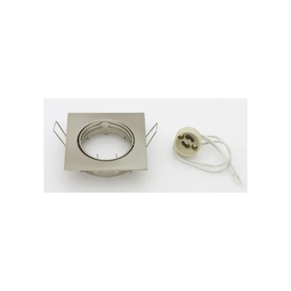FARETTO QUADRATO INCAS ORIENTAB LED GU10 NIK SAT FARETTO QUADRATO INCAS ORIENTAB LED GU10 NIK SAT