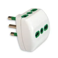 FME 87.180 BL ADATTATATORE 16A 2P+T 3 BIPASSO