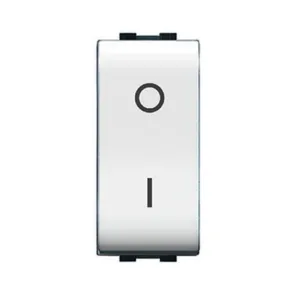 LIFE 4009 WH INTERRUTTORE BIPOLARE BIANCO (12