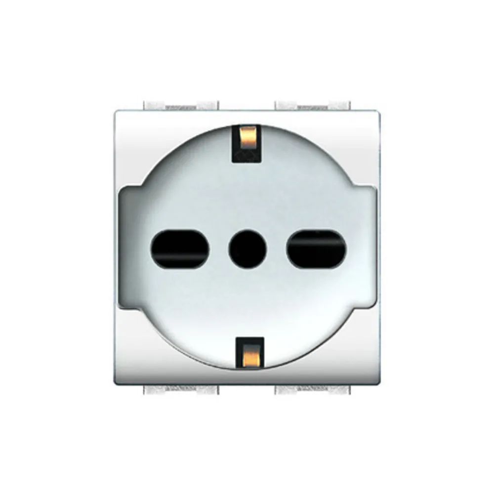 LIFE 4050 WH PRESA SCHUKO BIPASSO BIANCO (6 LIFE 4050 WH PRESA SCHUKO BIPASSO BIANCO (6