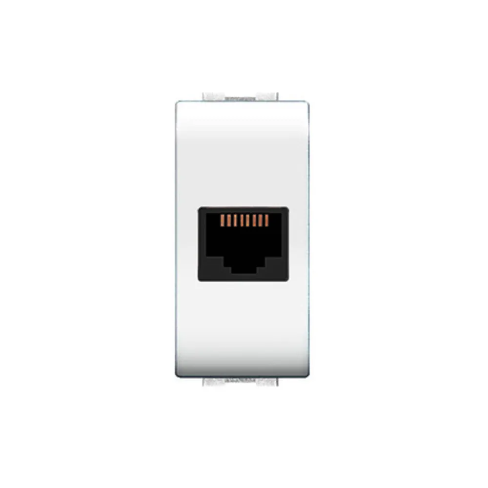 LIFE 4084 WH PRESA TELEFONICA RJ11 PLUG 6/4A BIANCO (12