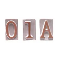 BL LETTERA B IN TERRACOTTA 5X9 CM (6