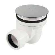PILETTA SIFOIDE DOCCIA D 60 MM COPERCHIO INOX 90 MM