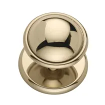 POMOLO OTTONE D 70 MM SATINATO*