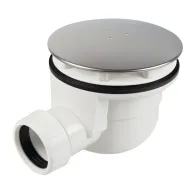 PILETTA SIFOIDE DOCCIA D 90 MM COPERCHIO INOX 120 MM