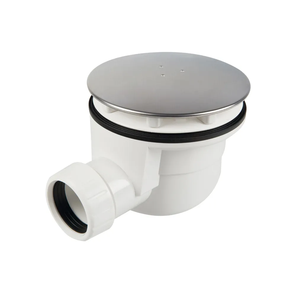 PILETTA SIFOIDE DOCCIA D 90 MM COPERCHIO INOX 120 MM