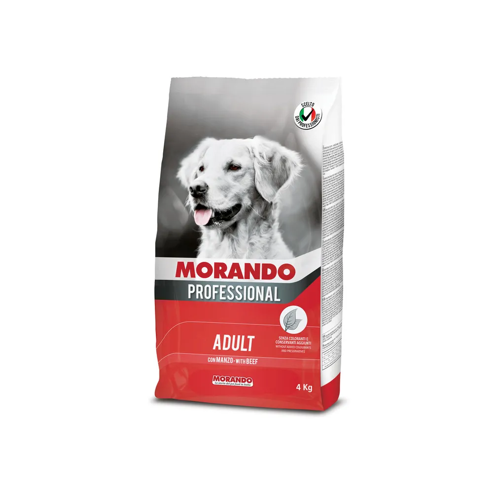 CIBO CANE MORANDO  4 KG ADULT MANZO