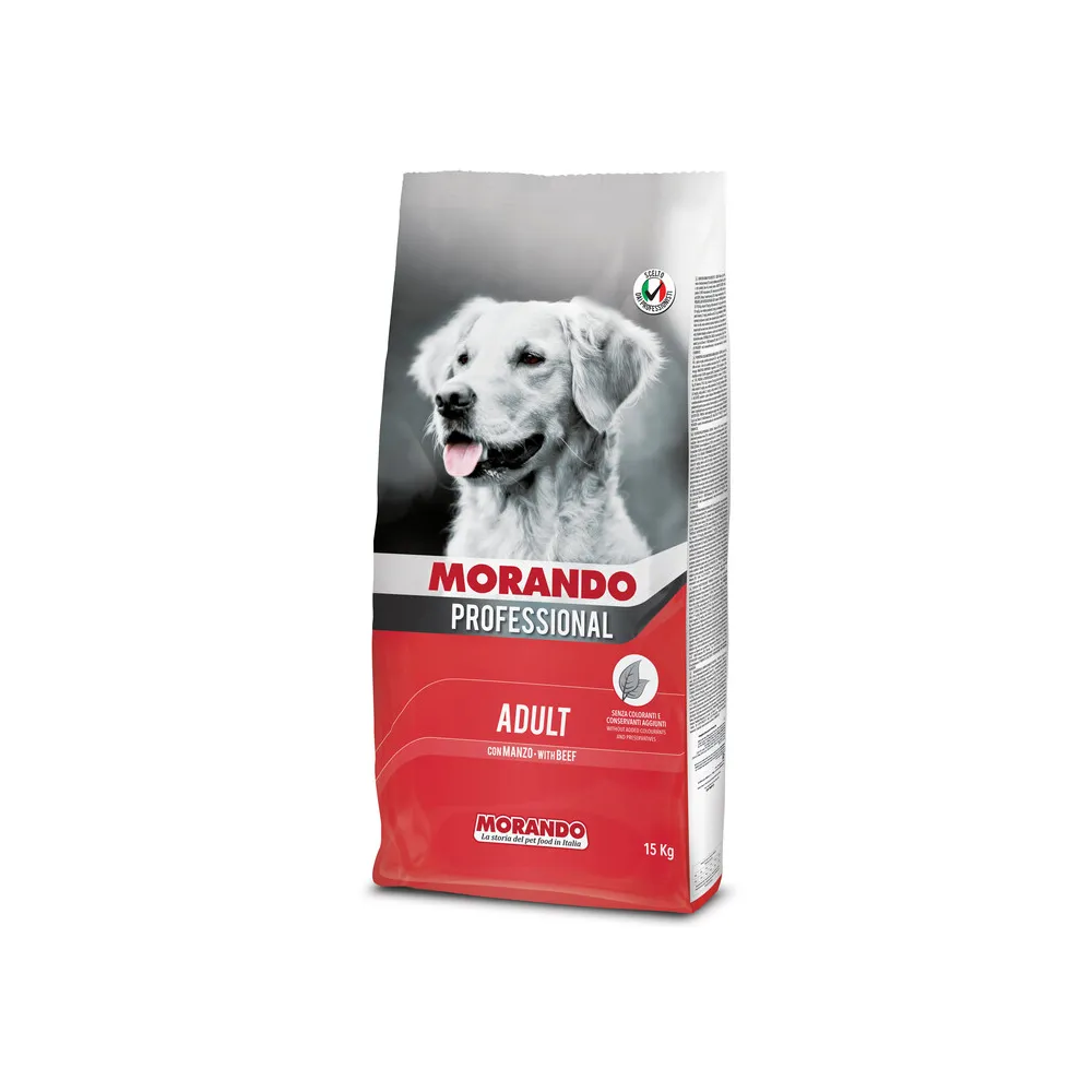 CIBO CANE MORANDO 15 KG ADULT MANZO