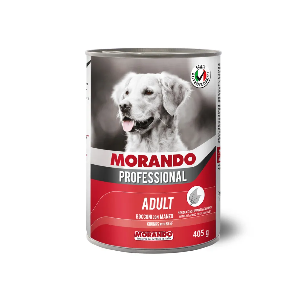 CIBO CANE MORANDO LATT  405 G BOCCONI MANZO (24