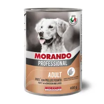 CIBO CANE MORANDO LATT  400 G PAT POLLO FEGATO (24