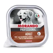 CIBO CANE MORANDO VSC 300 G PATE SELVAGG CAROTE (18