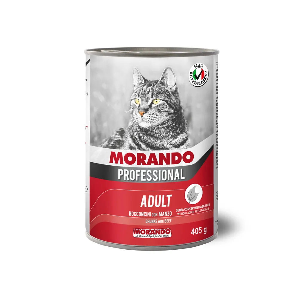CIBO GATTO MORANDO LATT 405 G BOCCONC MANZO (24