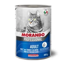 CIBO GATTO MORANDO LATT 400 G PAT TONNO SALMON (24