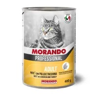 CIBO GATTO MORANDO LATT 400 G PAT POLLO TACCHIN (24