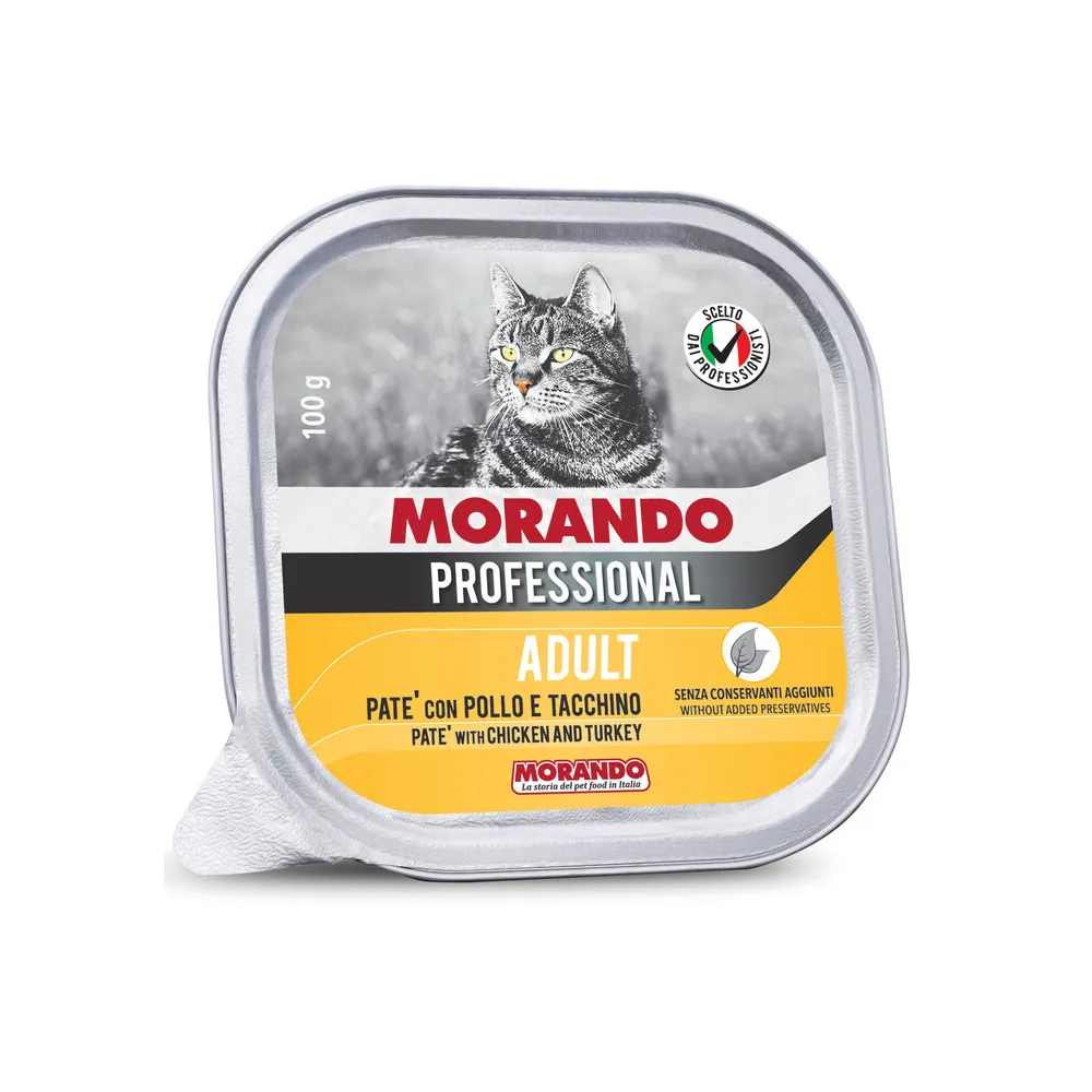 CIBO GATTO MORANDO VSC 100 G PATE POLLO TACCHIN (32